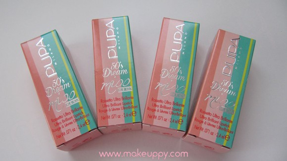 PUPA Review 50's Dream Spring Collection 2013