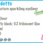 KIKO – Posh Couture sparkling eyeliner