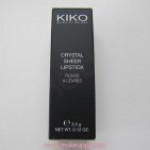 KIKO – Crystal Sheer Lipstick